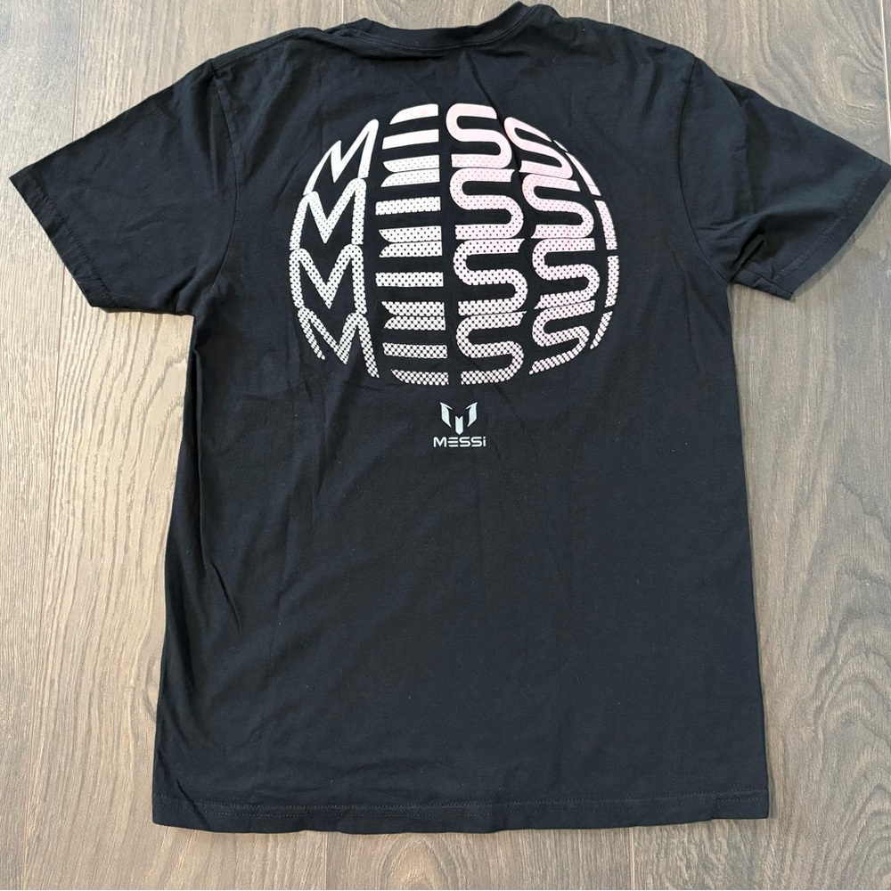 ⚽️ Messi & Inter Miami Black T-Shirts -- 2 tee bundle ⚽️ like new - Medium